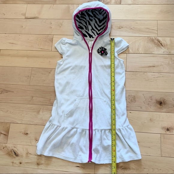 Gymboree Youth Girls Hooded Swim Coverup ๐บ Size Large (10-12) - Picture 4 of 15